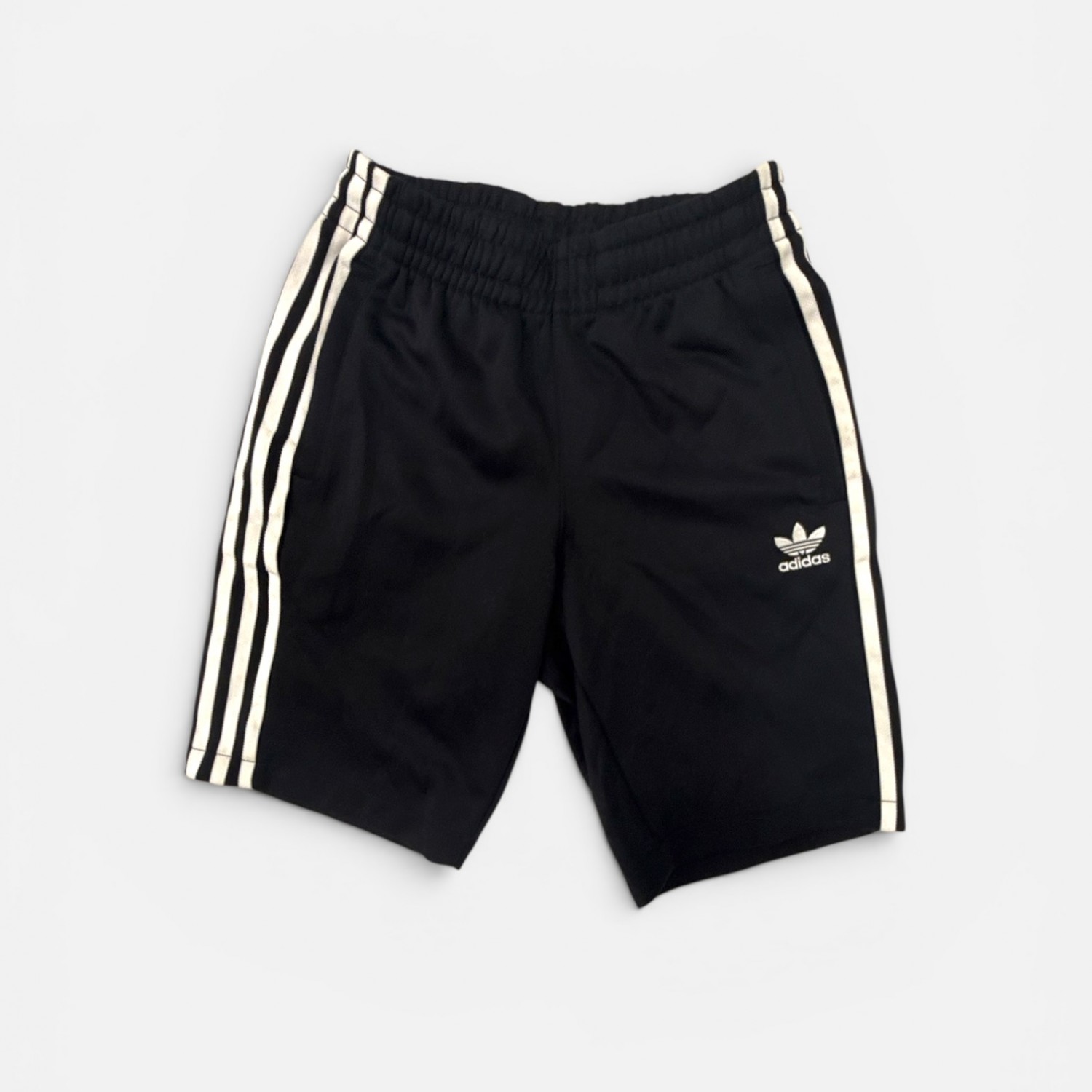 Adidas Originals Αθλητική Βερμούδα Μαύρη με 3 Ρίγες